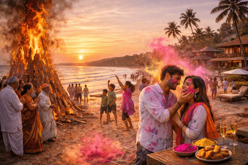 Holi in Kolthare: Five Days of Color, Culture, and the Most Private Beach Experience in Maharashtra Holi in Kolthare: Five Days of Color, Culture, and the Most Private Beach Experience in Maharashtra