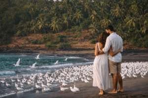 Romantic sunset at Kolthare Beach