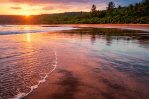 Kolthare Beach sunset serenity